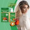LANGSTON Batana Hair Oil Rosemary Extract Shampoo Deep Moisturizing Scalp Care for Dry Damaged Hair All Hair Types Gentle Cleansing Restores Shine and Texture,Green view 3