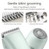 knvovno Bikini & Body Hair Trimmer for Women, Dual Head - IPX7 Waterproof Electric Razor for Gentle Pubic, Facial, Underarm, and Leg Shaving view 2