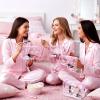 Sunnymove 10 Pcs Pink Bow Clear Makeup Coquette Pouch for Women and Girl view 4