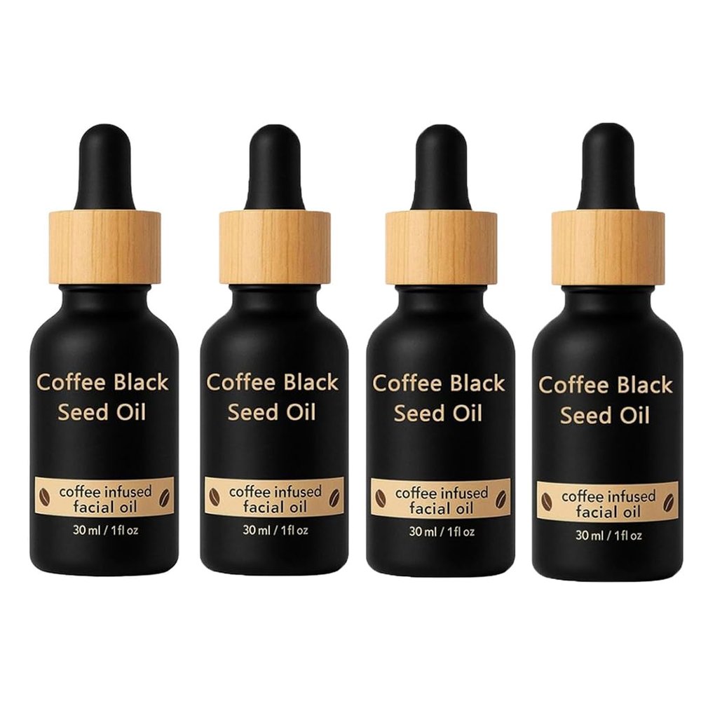 RITEMA Coffee Infused Facial Oil 30ml with Black Seed Hydrates Skin Reduce Wrinkles For All Skin Types (4)