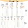 12 Pcs Gold U Shape Bridal Pearl Hair Pins Wedding Beaded Hair Clip Exquisite Handmade Hairs Headpiece Jewelry Wedding Hairstyles Accessories for Women and Girls view 2