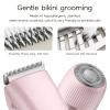 knvovno Bikini & Body Hair Trimmer for Women, Dual Head - IPX7 Waterproof Electric Razor for Gentle Pubic, Facial, Underarm, and Leg Shaving view 2