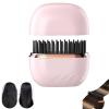 Mini Hair Straightener, Cordless Rechargeable 2-in-1 Hair Straightener & Curler, 3-Speed Temperature Control, Fast Heating, Anti-Scald Design, Lightweight & Portable for Travel, Home Use (Pink) view 1