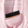Mini Hair Straightener, Cordless Rechargeable 2-in-1 Hair Straightener & Curler, 3-Speed Temperature Control, Fast Heating, Anti-Scald Design, Lightweight & Portable for Travel, Home Use (Pink) view 3