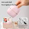 Mini Hair Straightener, Cordless Rechargeable 2-in-1 Hair Straightener & Curler, 3-Speed Temperature Control, Fast Heating, Anti-Scald Design, Lightweight & Portable for Travel, Home Use (Pink) view 4