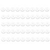 50x Silicone Piercing Disc Stabilize Earrings Earlobe Supports Patches Discs for Earring Back Clear Pad Piercing Nose view 1