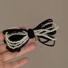 Bow hair clip for women's hair accessories view 2