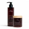 A La Maison Amber Jasmine & Santal Starter Kit - Shower Oil + Body Scrub  Gently Exfoliates & Softens Skin  French Formula, Plant-Based view 1