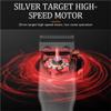 YHNNH Professional Hair Clipper, Electric Rechargeable Cordless Hair Clipper, Metal Body Men's Trimmer(Silver) view 4