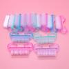 50Pcs Nail Cleaning Brushes Set for Manicure & Pedicure  Colorful Plastic Handle Nail Dust Remover Tools, Soft Bristle Reusable Brushes for Acrylic or Gel Care, Salon & Home Use view 2