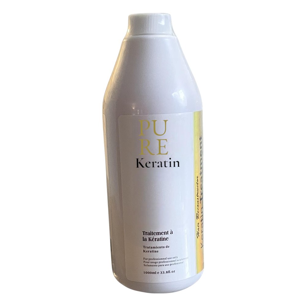 Keratin Professional Hair Treatment, 1000ml/33.8fl oz, Straightening and Smoothing Formula for Frizzy Hair, Long-Lasting Results 4-6 Months.Salon Use