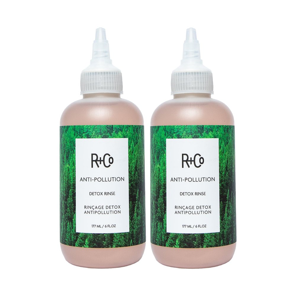 R+Co Teacup Anti-Pollution Detox Wash 2 Pack Clarifying Shampoo for Hair & Scalp Removes Impurities, Pollution, and Build-Up for All Hair Types