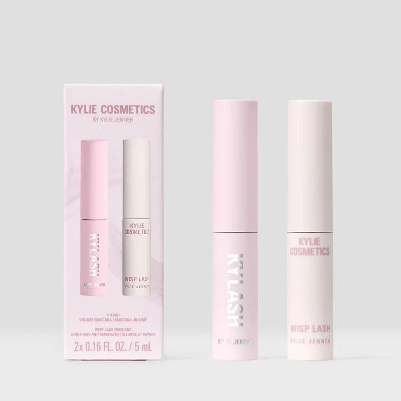 Mini Mascara Duo Gift Set - Travel-Friendly Lash-Boosting Waterproof Mascaras for Volume & Length - Good Gift Set