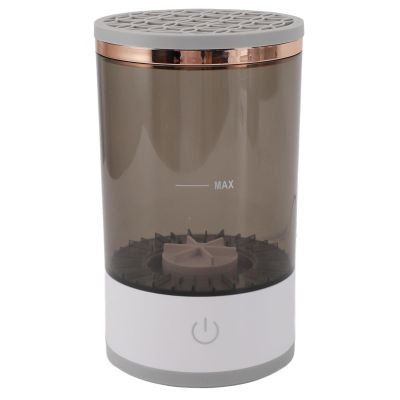 ERYUE Electric Makeup Brush Cleaner Black White 7000rpm USB Charging Visible with Silicone Pad Automatic Cosmetics Brushes Spinner Cleaner