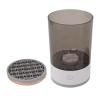 ERYUE Electric Makeup Brush Cleaner Black White 7000rpm USB Charging Visible with Silicone Pad Automatic Cosmetics Brushes Spinner Cleaner view 3