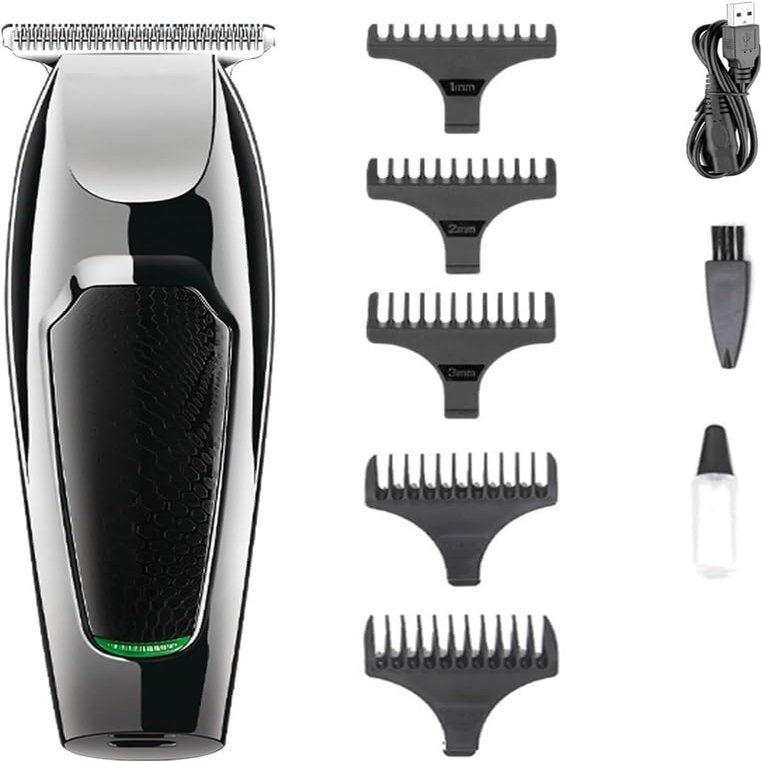 YHNNH Men's Professional Hair Clipper, Rechargeable Cordless Hair Clipper, Electric Home Haircutting Machine