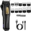 YHNNH Professional Men's Hair Clipper with Guide Comb, Suitable for Salons and Home Hair Clippers. view 1