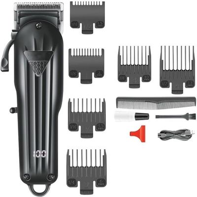 YHNNH Men's Professional Hair Clipper, Adjustable Wireless Rechargeable Hair Clipper, Gradient Trimmer