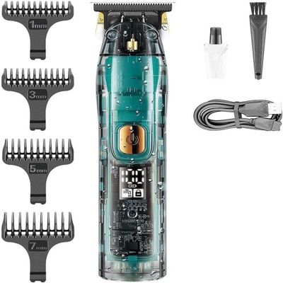 YHNNH Men's Professional Hair Clippers, Trimmers, Travel Lock-on Hair Clippers, Waterproof and Rechargeable Electric Clippers