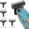 YHNNH Men's Professional Hair Clippers, Trimmers, Travel Lock-on Hair Clippers, Waterproof and Rechargeable Electric Clippers view 2