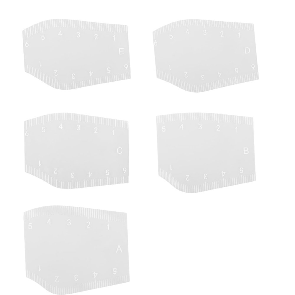 Flexible Clear Eyebrow Pattern Recyclable Tool For Easy Balanced Forehead Plan Everywhere Clear Eyebrow Shaping Tool