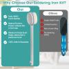 Callus Remover for Feet & Foot Scrubber - Upgraded Dual Sided Pedicure Tools for feet with Natural Pumice Stone and Nylon Brush, Foot Brush for Dead Skin Care, 14.2"x1.8", Hanging Hole Design(Gray) view 3