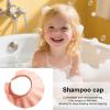 Adjustable Shower Cap, Soft Adjustable Bath Visor, Shampoo Shower Protection Hat, Kids Hair Wash For Adults Elderly Pregnant Disabled & Family Bath Time view 2