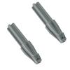 2Pcs Gray 3 in 1 Eyebrow Pencil Sharpener, Eye Pencil Sharpener, Duckbill-Shape Eyebrow Sharpener Auxiliary Tool for Eyebrow Pencil for Beginners and Professional, Cosmetic Pencil Sharpeners view 1