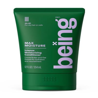 being MAX MOISTURE Moisturizing Conditioner, for Dry Hair or coils, Cocoa Oat Extract 12 fl oz