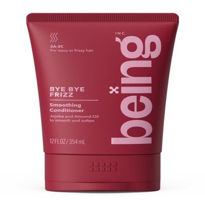 being BYE BYE FRIZZ Smoothing Conditioner,for Wavy & Frizzy Hair,Jojoba Almond Oil 12 fl oz