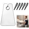 1 Pcs Beard Bib, Beard Trimming Catcher with Adjustable Strap for Efficient Capture, Clipper Brushes for Cleaning and Reuse for Home Grooming by Men view 1
