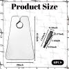 1 Pcs Beard Bib, Beard Trimming Catcher with Adjustable Strap for Efficient Capture, Clipper Brushes for Cleaning and Reuse for Home Grooming by Men view 2