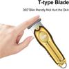 YHNNH Men's Professional Hair Clipper, Metal Body Trimmer, Rechargeable Electric Hair Clipper, for Home Salon Use by Barbers. view 4