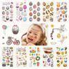 120Pcs Bunny Egg Kids Stickers, Temporary Tattoos for Kids, Non-Toxic Self-Adhesive, DIY Art Craft Supplies, Ideal for Birthday Party Favors, Gift Bag Fillers, Classroom Scrapbooking and Decoration view 1