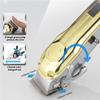 YHNNH Men's Professional Hair Clipper, Rechargeable Hair Clippers, Wireless and Adjustable, LCD Digital Display Hair Clipper.(Gold) view 4