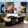 Professional Grade Luxury Head Spa Bed, Shampoo Bed, with Water Circulation & Fumigation, Multi-Functional Massage Table for Barbershop, Salon Station view 3