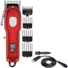 YHNNH Professional Hair Clippers for Men, Electric Trimmer Cordless Powerful Clipper for Adjustable Cut Machine(Red) view 1