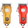 YHNNH Professional Hair Clippers for Men, Electric Trimmer Cordless Powerful Clipper for Adjustable Cut Machine(Red) view 2