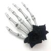 Cute And Funny Skull Halloween Hair Clip Accessory - Halloween Headwear(Black) view 1
