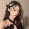 Cute And Funny Skull Halloween Hair Clip Accessory - Halloween Headwear(Black) view 4