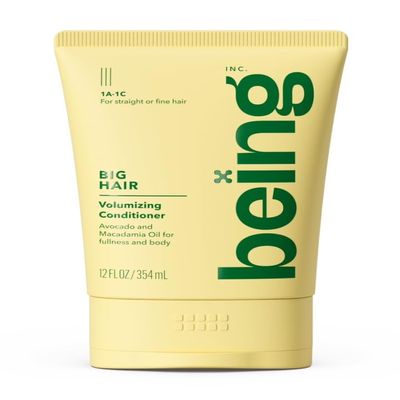 being BIG HAIR Volumizing Conditioner,for Straight & Fine Hair,Avocado & Macadamia Oil 12 fl oz