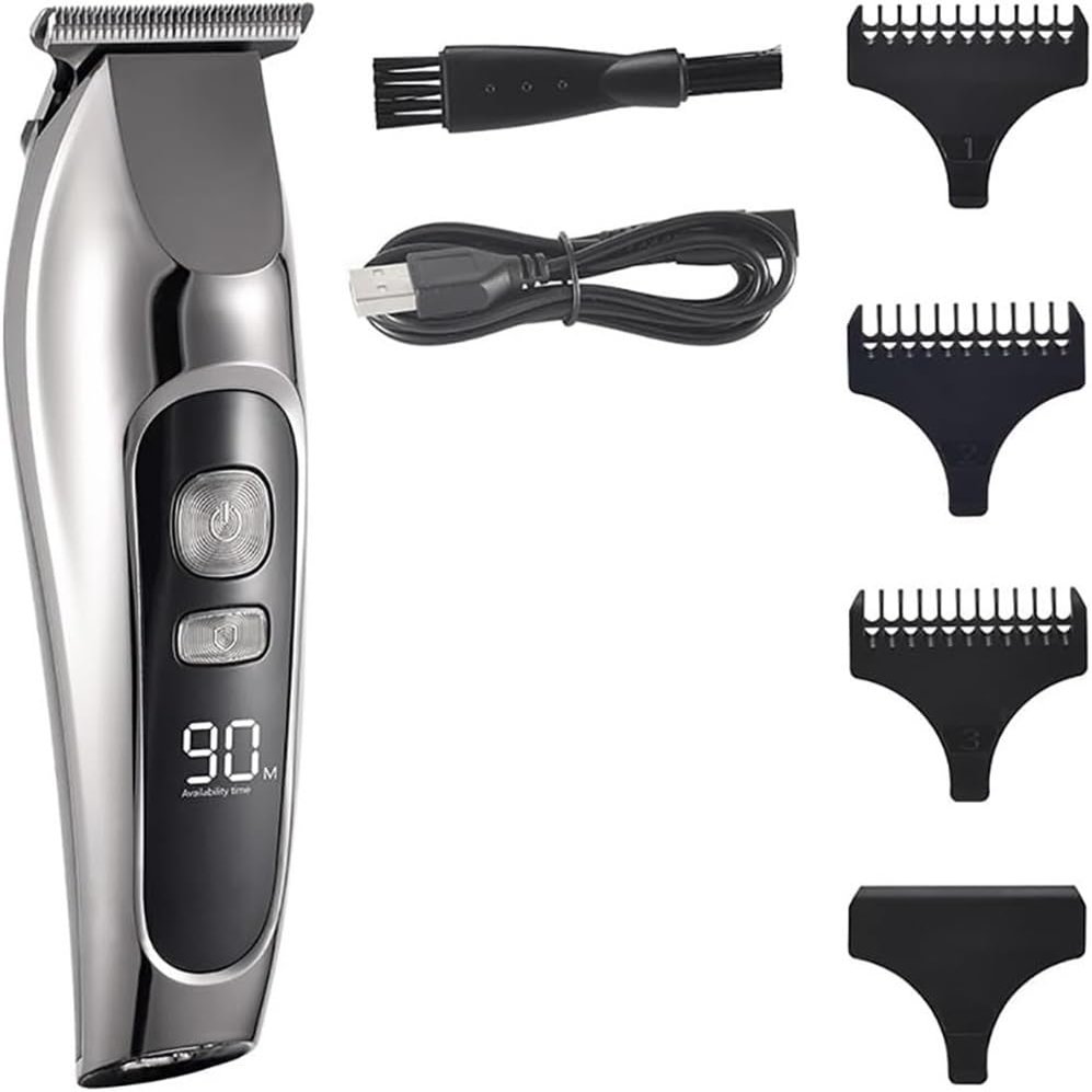 YHNNH EKHOU Professional Hair Clippers for Men, Barber Shop Clipper Trimmer for Beard Electric Cutter Cutting Machine Haircut Cordless Corded