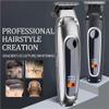 YHNNH Men's Professional Hair Clipper, Electric Hair Clipper, LCD Digital USB High-Power Trimmer view 3
