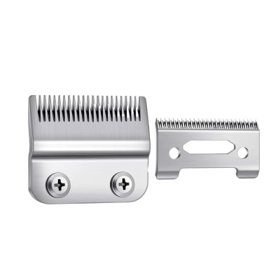 2pcs Hair Clipper Blade Cutter Head Replacement,Compatible For WAHL,Electric Trimmer Shaver Trimmers Accessories Easy Clean(Silver)