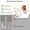 3 IN 1 Lymphatic Drainage Massager Contour Face Cupping Red-light Skin tightening facial tool Double Chin Reducer view 3
