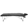 Pilipane Multi Functional Folding Portable Spa Salon Massage Table Soft Beauty Bed with Sponge Padding Pillow PU Leather for SPA Clubs Beauty Salons Black view 1