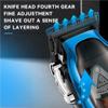 YHNNH Men's Professional Hair Clipper, Powerful Adjustable Electric Hair Clippers, Metal Casing, USB Charging. view 3