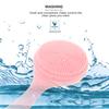 PRETYZOOM 3pcs Portable Silicone Facial Cleansing Brush Handheld Face Scrubber for Women Gentle Exfoliating Blackhead Removal Lightweight Skin Care Tool in Pink view 2