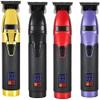 YHNNH EKHOU Professional Hair Clippers for Men, T9 Clipper Electric Trimmer Barber Shaver Beard 0mm Cutting Machine for(Purple) view 2