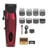 Compatible With WMARK NG-125 Professional Electric Hair Clipper 7500RPM Rotating Motor Oil Head Trimmer for Men, 5-Speed Blade Adjustments for Barber Shops(Red Blade) view 1